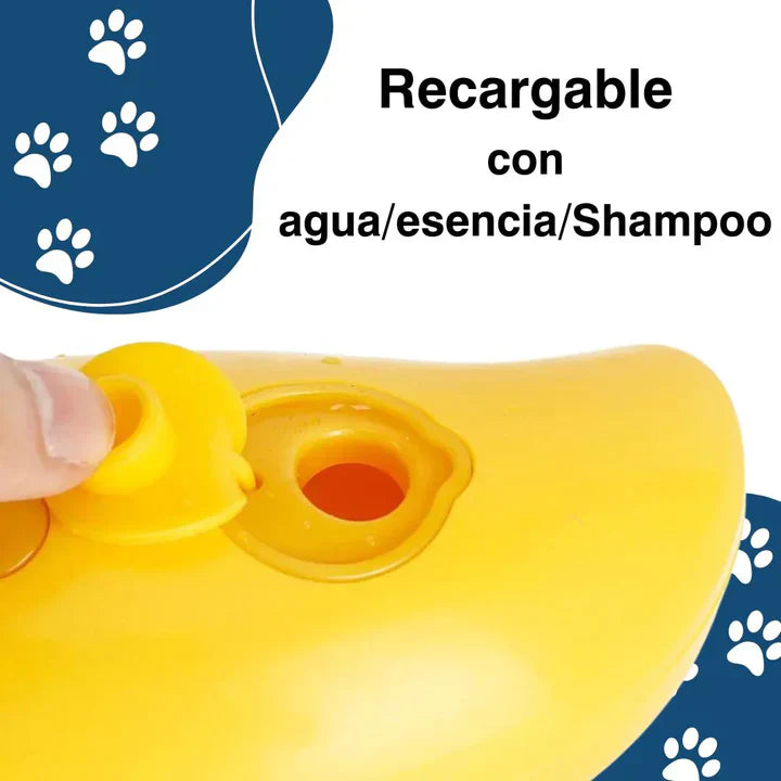 PetSpa SteamPro - Cepillo a Vapor de Agua para Mascotas | Limpia, Desenreda y Suaviza el Pelaje